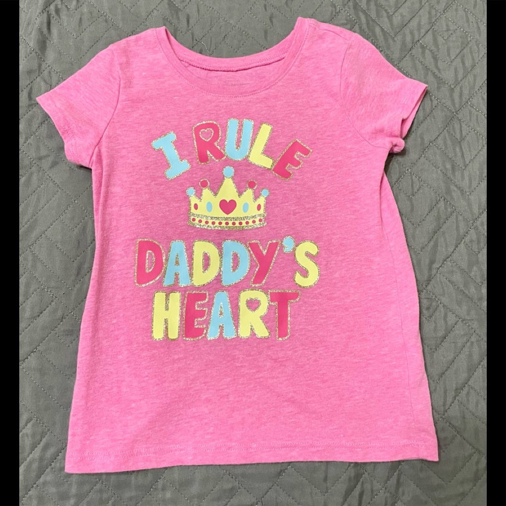 👑💓I Rule Daddy’s Heart T-Shirt💓👑
